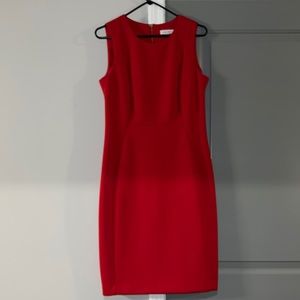 Calvin Klein Red Dress size 10